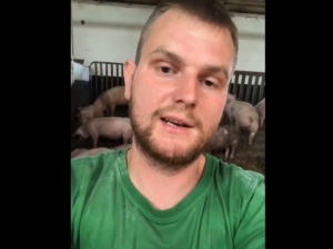 [video] Zakaz wstępu do mojego gospodarstwa!. Młody rolnik z mocnym przesłaniem do rządzących