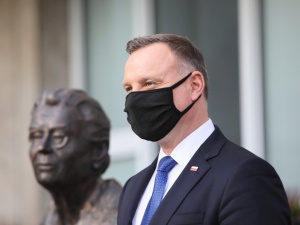 Prezydent Andrzej Duda odsłonił w Kijowie pomnik Anny Walentynowicz