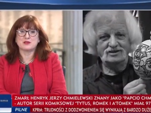 [video] Redaktor TVP o śmierci Papcia Chmiela: Odszedł do Pana. Posłanka Lewicy: Nie bardzo rozumiem jakiego Pana