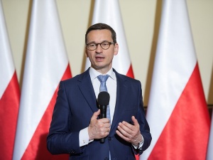 Premier Morawiecki w PE: Nie zgadzam się na to, by politycy szantażowali i straszyli Polskę