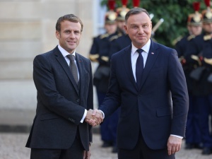 Wśród tematów energetyka i przełamywanie podziałów w UE. O czym rozmawiali Duda i Macron? 