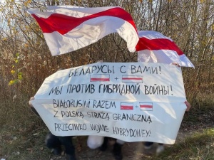 „Białorusini z Polską!” Wyrazy solidarności od Białorusinów z Mińska