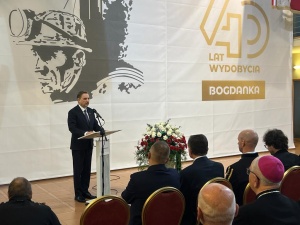 Piotr Duda wziął udział w uroczystościach Dnia Górnika w kopalni Bogdanka
