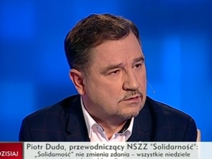 Piotr Duda: Solidarność nie zmienia zdania - wszystkie niedziele mają być wolne