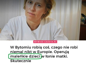 Gazeta.pl Michnika o "maleńkich dzieciach w łonie matek". Nie PŁODACH