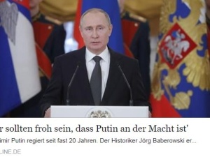 Marian Panic: Na jednym z największych niemieckich portali informacyjnych istny dytyramb na cześć Putina