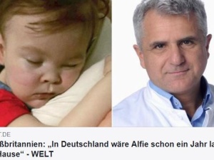 M. Panic: Niemiecki lekarz, który badał Alfiego: "Również my chcieliśmy przewieźć go do Monachium"