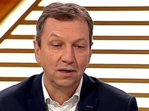 Andrzej Halicki nie stawił się w TVP i ogłosił konferencję pod pomnikiem Wolnego Słowa