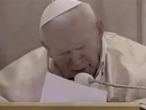 Jerzy Bukowski: Czy znieważono papieża Polaka tortem?