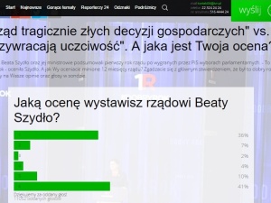 W sondzie TVN24 większość uczestników wystawiło rządowi Beaty Szydło maksymalne noty
