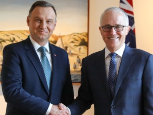 [video] Prezydent Andrzej Duda spotkał się z Malcolmem Turnbullem, premierem Australii