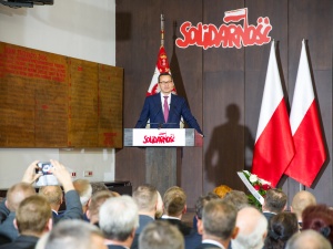Premier wziął udział w posiedzeniu Zarządu Regionu Gdańskiego NSZZ "S" w Sali BHP