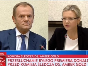 Trwa przesłuchanie Donalda Tuska przed Sejmową Komisją Śledczą ds. Amber Gold