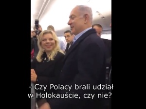 [video] Odsyłam do rzecznika - Netanjahu nie dementuje swoich słów o współpracy Polaków z nazistami