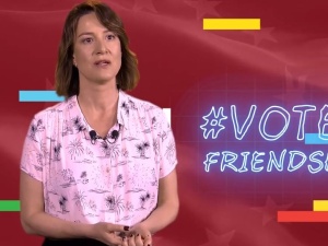 Doborowe towarzystwo - Nergal, Stuhr, Ostaszewska - w klipie promującym głosowanie w wyborach do PE
