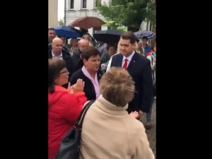 [video] Beata Szydło w Węgrowie. Nowacka atakuje. Internauci odpowiadają