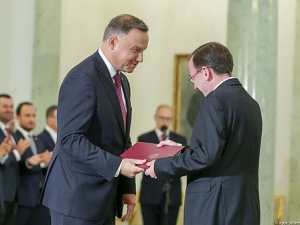 Mariusz Kamiński odebrał z rąk prezydenta powołanie na szefa MSWiA