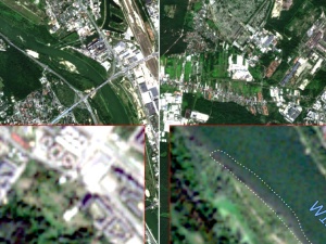 Specjalista geomatyk opublikował zobrazowania satelitarne zrzutu ścieków do Wisły