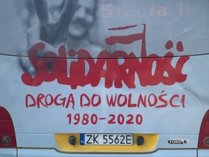 W 39. rocznicę Podpisania Porozumień Sierpniowych w Koszalinie wyjechał "Autobus Solidarności"