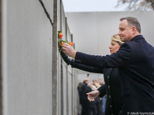 Prezydent Duda: "Mur Berliński upadł dzięki Solidarności"