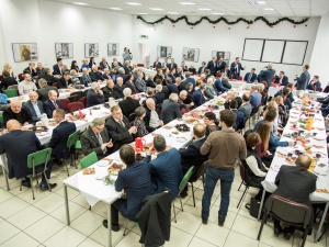 [Fotorelacja] Spotkanie wigilijne "Solidarności" Regionu Ziemi Łódzkiej