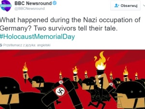 BBC ma chyba zły dzień: "Nazistowska okupacja Niemiec". Po 12 godzinach: "Przepraszamy"