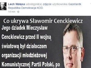 Wałęsa obraża Cenckiewicza: "Taki śmieć rozlicza Wałęsę..." + komentarze internautów