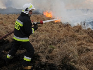 Pożar w Biebrzańskim Parku Narodowym. Szef MON opublikował zdjęcia ze śmigłowca. Ogromna skala zniszczeń