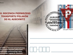 80. Rocznica I Transportu [Polaków] do Auschwitz. Poczta Polska wydała piękną kartę pocztową