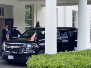 [video] Donald Trump powitał prezydenta Andrzeja Dudę oklaskami