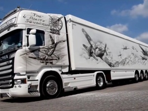[video] Ciężarówka, która sławi polską historię doceniona przez brytyjską policję