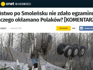 Andrzej Gajcy [Onet!]: Państwo po Smoleńsku nie zdało egzaminu. Dlaczego okłamano Polaków?