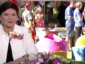 Beata Szydło podczas pikniku z okazji Dnia Dziecka: Marzyłam, by zostać astronautą
