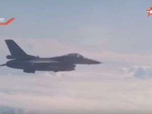[video] Zobacz, jak polskie F-16 przechwyciły samolot rosyjskiego ministra