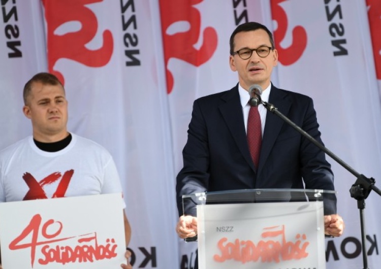 Premier Morawiecki: Solidarność to najpiękniejszy ruch społeczno-narodowy w historii całego świata