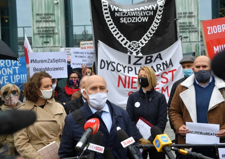 demonstracja poparcia Beaty Morawiec 
