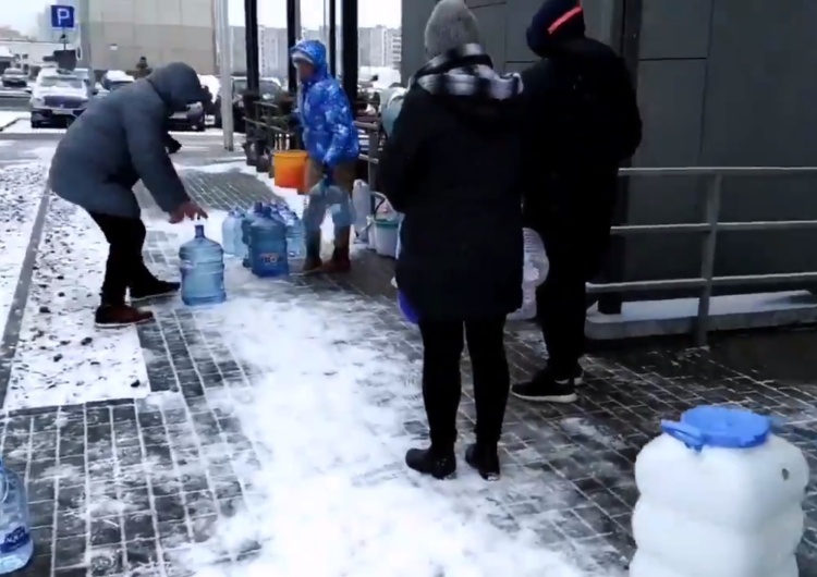  [video] Białoruś: Władze odłączyły jednej z dzielnic... wodę. 