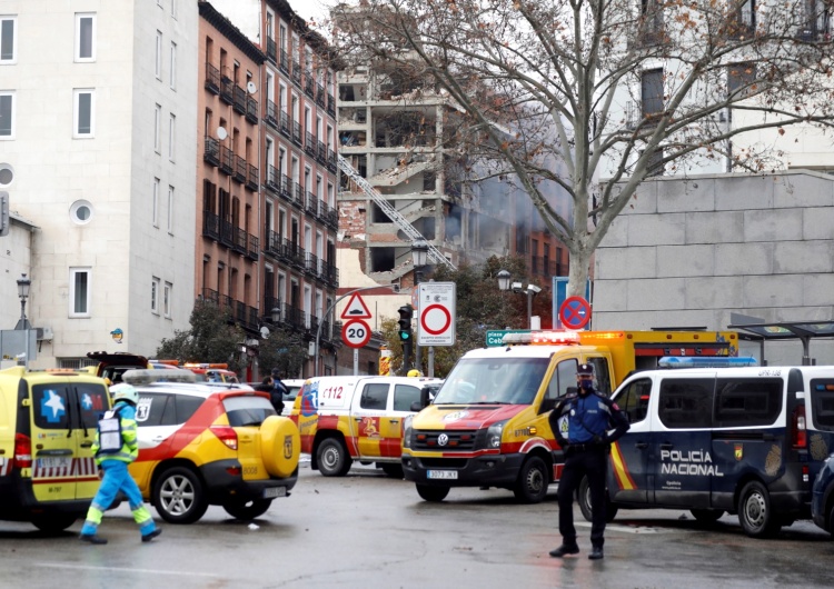  [Video] Silna eksplozja w centrum Madrytu. Są ofiary! 