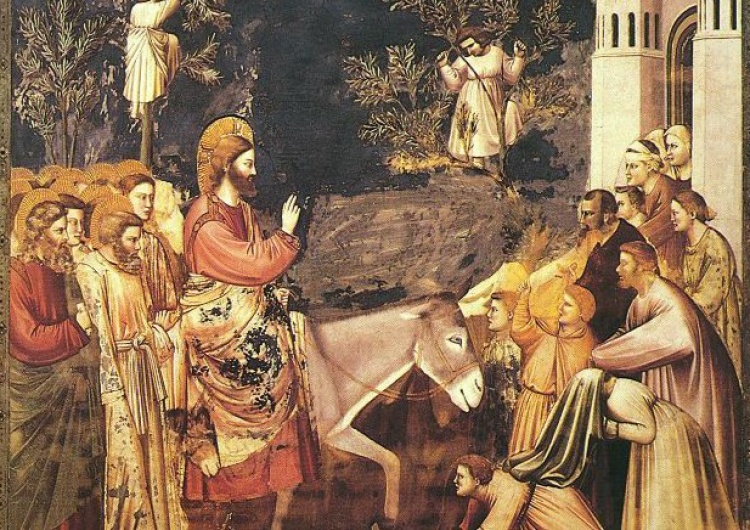 Wjazd Chrystusa do Jerozolimy, Giotto di Bondone [Tylko u nas] Tomasz Terlikowski: Jeden taki tydzień w roku