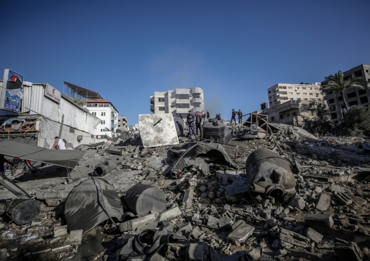 zniszczenia w Strefie Gazy 