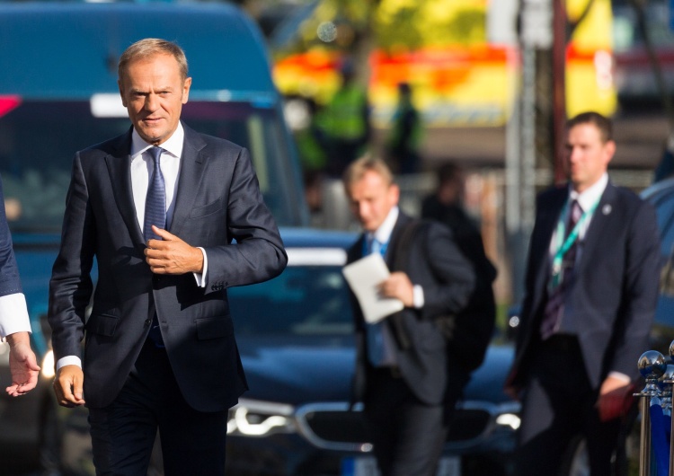 Był premier Donald Tusk