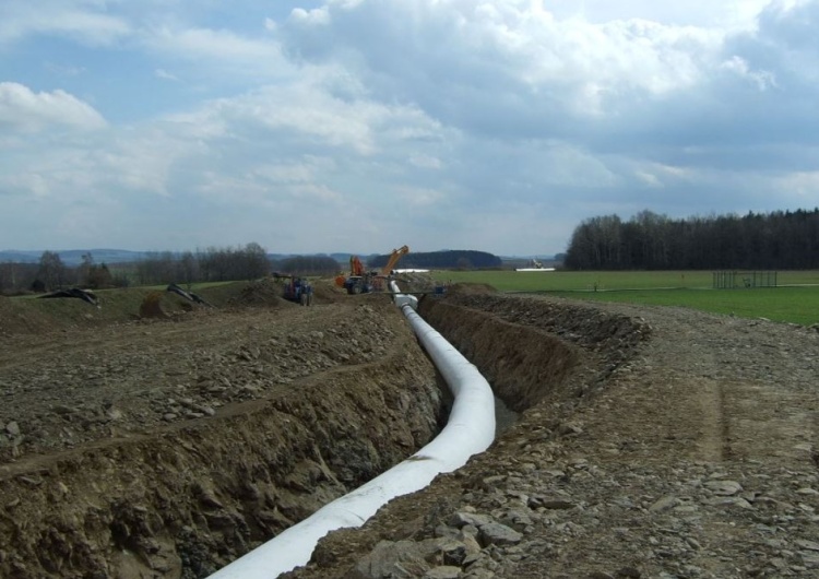 Rura gazociągu OPAL w pobliżu miejscowości Weißenborn/Erzgeb. w Niemczech Prezes PGNiG: