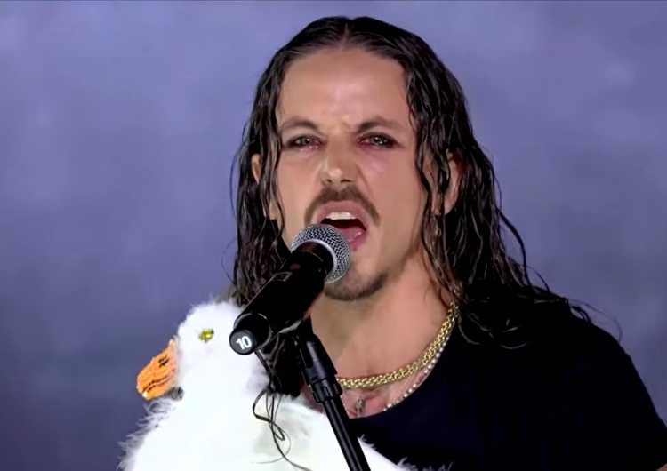 Piosenkarz Michał Szpak był jedną z gwiazd, które wystąpiły podczas gali Medalu Wolności Słowa