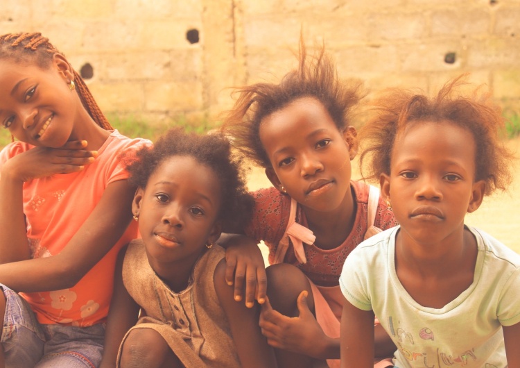  Kongijskie dzieci z sierocińca do Papieża: 