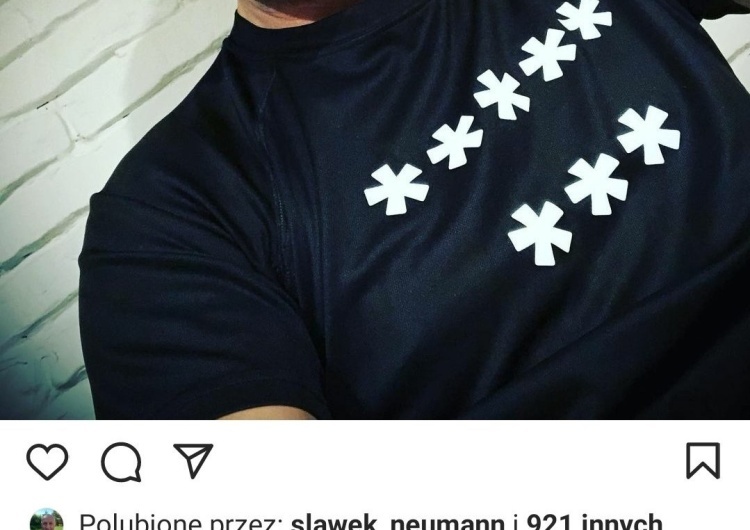 Koszulka Marcina Wójcika Musiał wyłączyć komentarze. Komik kabaretu 