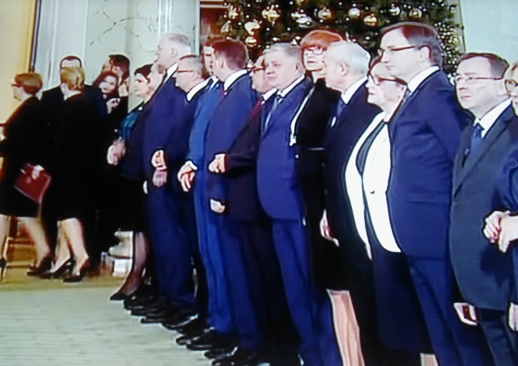  [video] W Pałacu Prezydenckim Prezydent powołuje rząd Mateusza Morawieckiego w nowym składzie