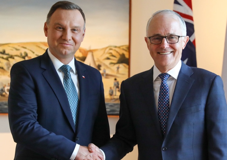 Jakub Szymczuk [video] Prezydent Andrzej Duda spotkał się z Malcolmem Turnbullem, premierem Australii