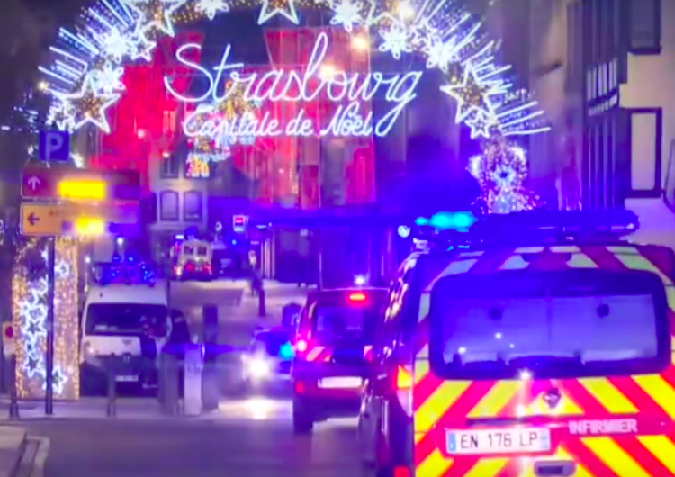 Obywatel Polski wśród rannych w ataku w Strasburgu