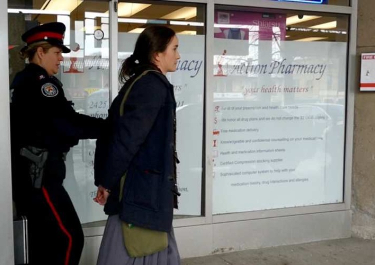Lianne Laurence/Life Site News Kanadyjka aresztowana za obronę życia. Mary Wagner trafi za kratki
