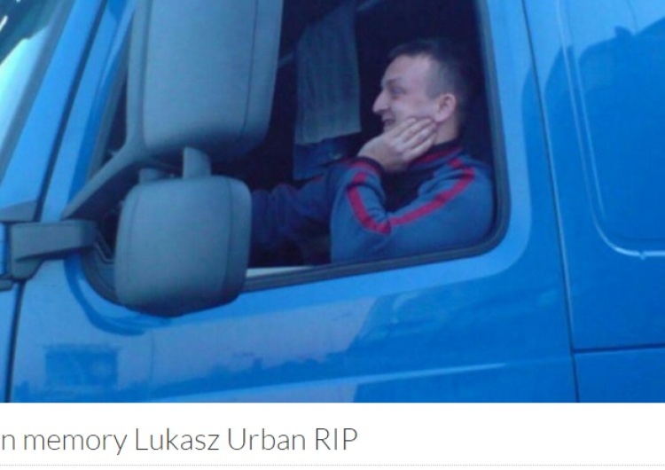  Koledzy zbierają pieniądze dla rodziny zamordowanego w Niemczech Łukasza Urbana:"Bronił pojazdu do końca"